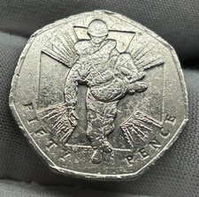 2006 Wounded Soldier 50p Coin