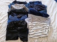 Womens Ladies Maternity Clothing Bundle UK Size 8-10. Jeans, Maxi Dress, Pyjamas