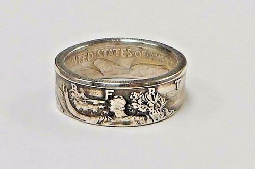Coin ring handmade - coin, from
