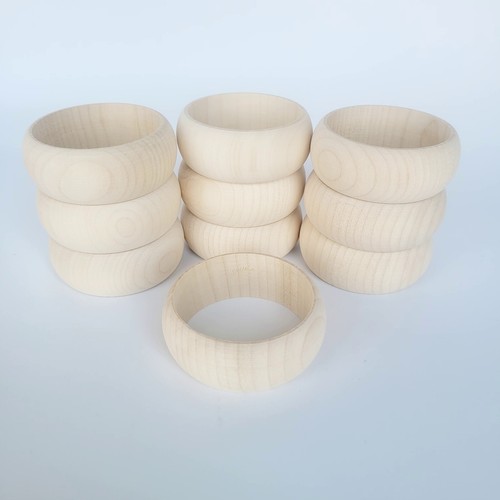 Wooden round bangles - wooden, 10