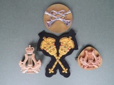 British Army 4 Musicians Badges inc Trumpeter, Musician's and Bandmaster