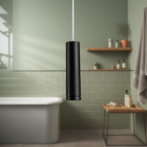 Croydex matt black bathroom - black,