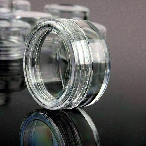 Clear empty small - small, jars
