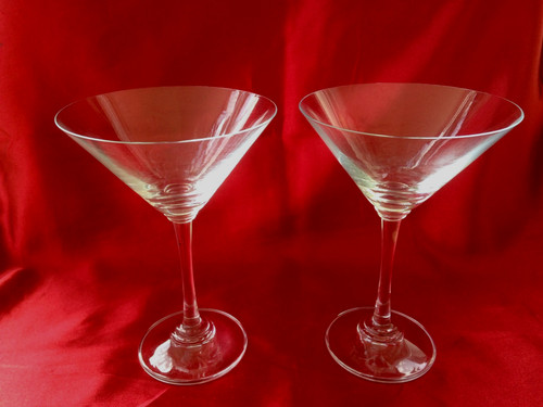 Two vintage glass - glass, champagne/