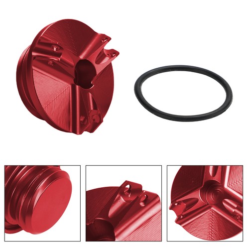 Engine oil drain - oil, red