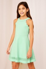 Lipsy Girls Mint Green Scallop