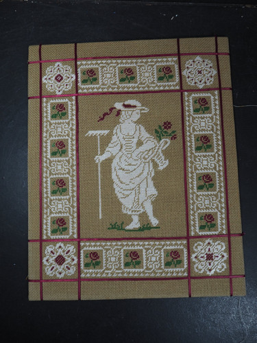 Vintage finished needlepoint - vintage,