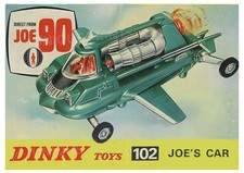 Dinky Toys 102 Joe 90 Gerry Anderson 1968  Poster Advert Leaflet Sign