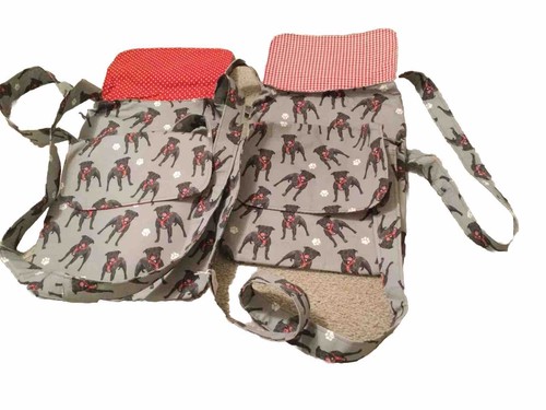 Staffie dog themed messenger - dog,