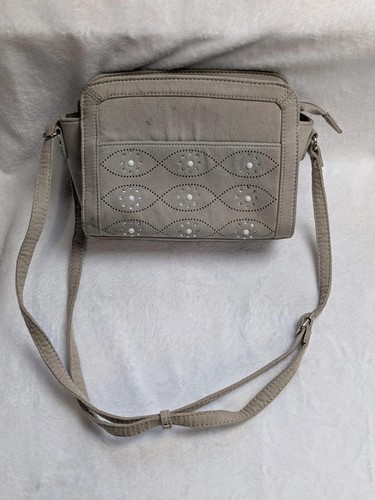Grey pavers suedette hand - hand, bag