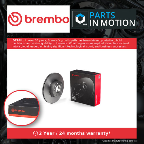 Brake discs pair vented - brake,