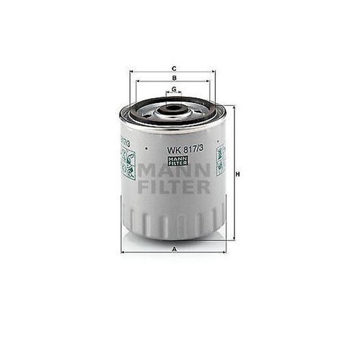 Mann filter 817 x fuel - 817/3,