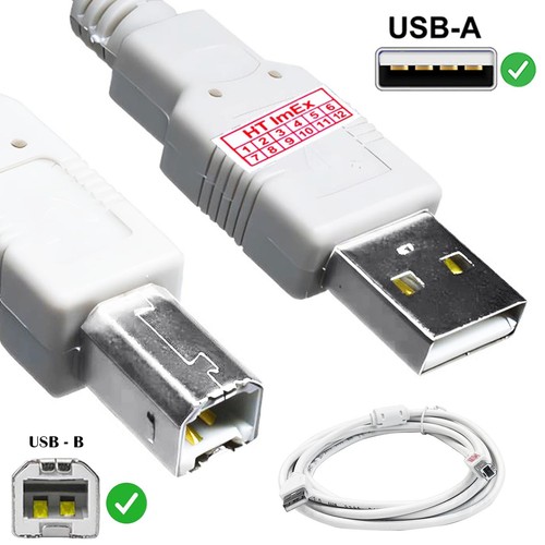 White usb connection cable - usb,