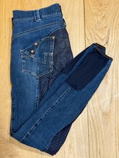 Pikeur Ladies Denim Breeches. Size 38
