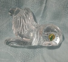 Waterford Crystal Resting Lion