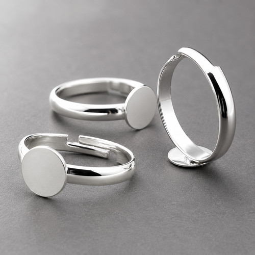 Silver plated adjustable - 10,