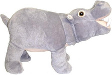 14" Standing Farting Hippo