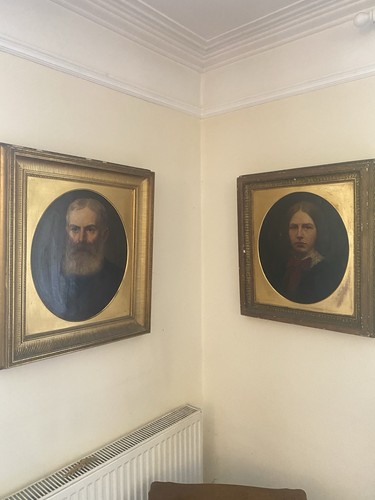 Pair antique victorian c19th - pair,