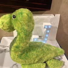 Keel Toys Nessie 10" Loch Ness Monster Lime Green Plush Soft Toy RARE COLOUR 