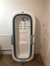 Dripex Portable Bathtub Adult, Folding Bathtub 138X62X52cm Large Blue