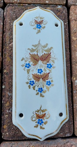 Antique ceramic finger plates - ceramic,