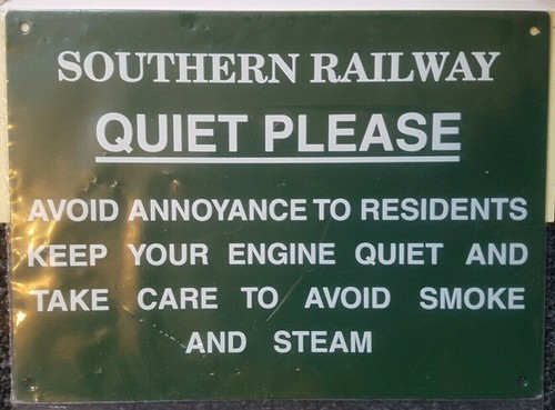 Southern railway quiet please - quiet,