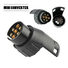 7 to 13 Pin Plug Trailer Truck Electric Adapter Towbar Towing Socket Converter u