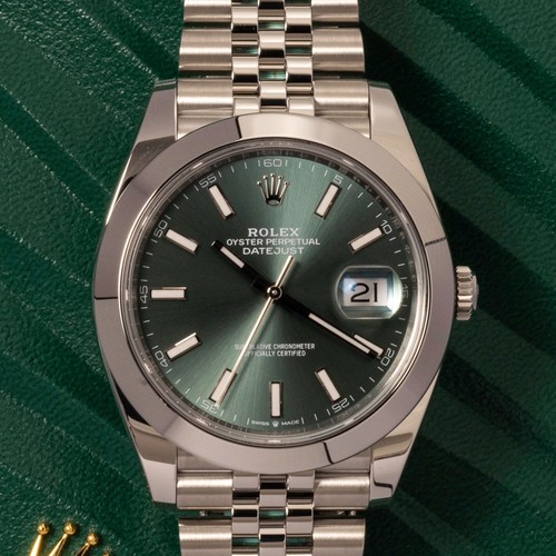Rolex datejust mint green - mint,
