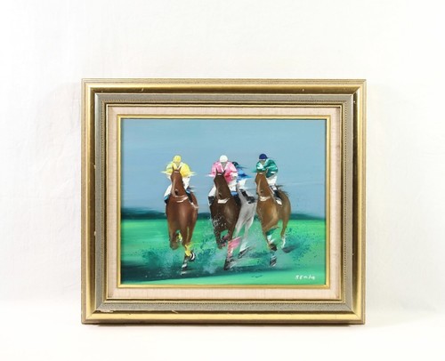 Victor spahn framed oil - framed,