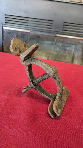 Vintage cast iron table top - cast,