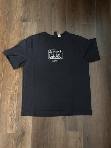 Oversized black keith haring - black,