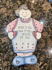 EAST OF INDIA HAND CRAFTED WOODEN LADY FIGURE WALL PLAQUE