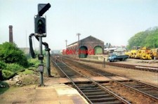 PHOTO  1990 IRELAND LIOS NA GCEARRBHACH AND LAMBEG OLD GOODS SHED LOOKING SOUTH