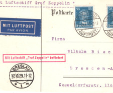 Germany graf zeppelin air mail - graf,