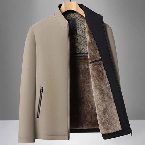 Men fleece lined jacket - fleece,