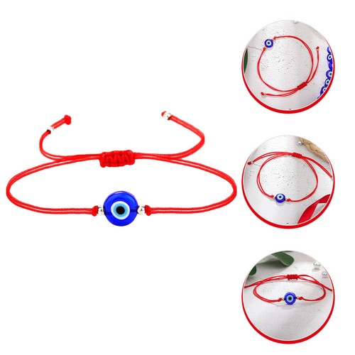 Evil eye bracelet adjustable - evil,