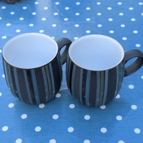 Denby black stripe coffee - black,