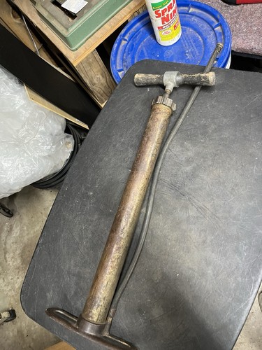 Vintage 1900 brass hand air - brass,