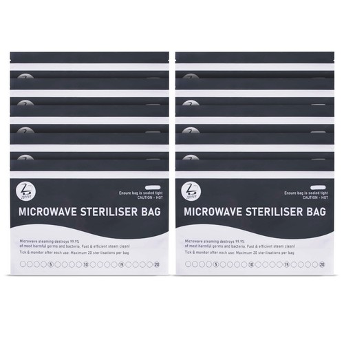 Microwave steriliser bags - bags, 10