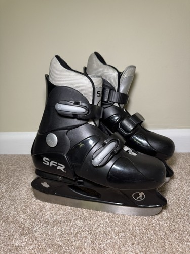 Sfr black kids ice skates - ice,