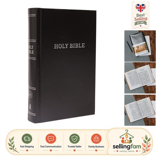 Elegant black hardcover kjv - elegant,