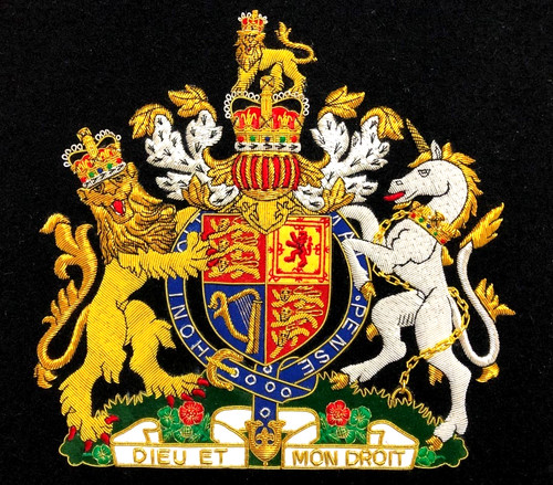 Royal coat arms hand - royal,