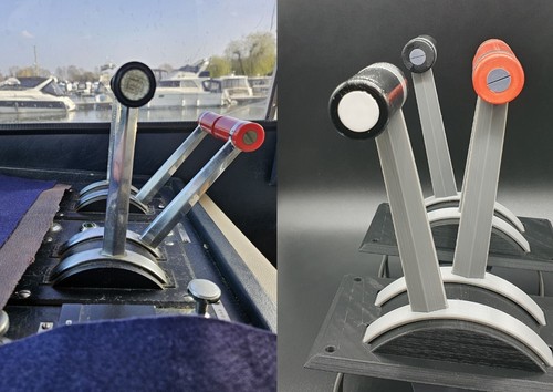Simulation boat throttles - boat,
