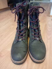 Bench Grey Lace-Up Boots Size 5
