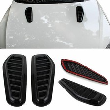 2pcs black car paste decor