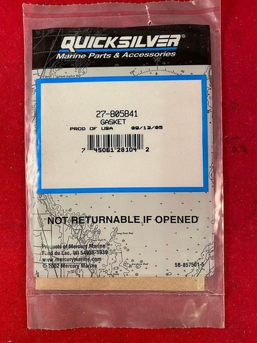 Mercruiser gasket 27 805841 - mercruiser,