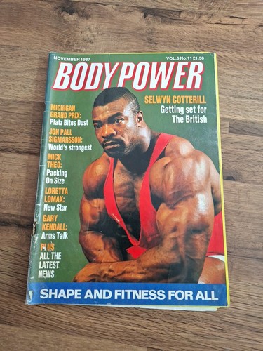 Bodypower august 1987 - 1987, vintage