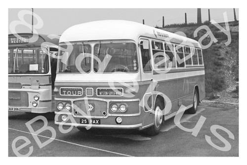 Bus photograph red white nbc - photograph,