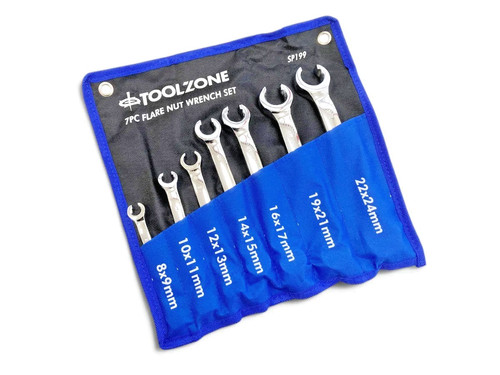 7pc flare nut spanner - spanner, set