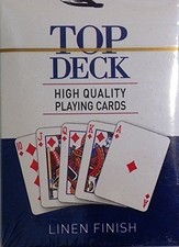 Top Deck Classic Playing Cards High Quality Linen Finish Traditional Cards
